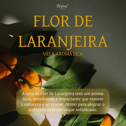 Vela Lata Classic - Flor de Laranjeira